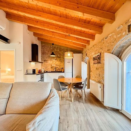 Ganganell Atic Apartamento Con Terraza En Besalú Exterior foto