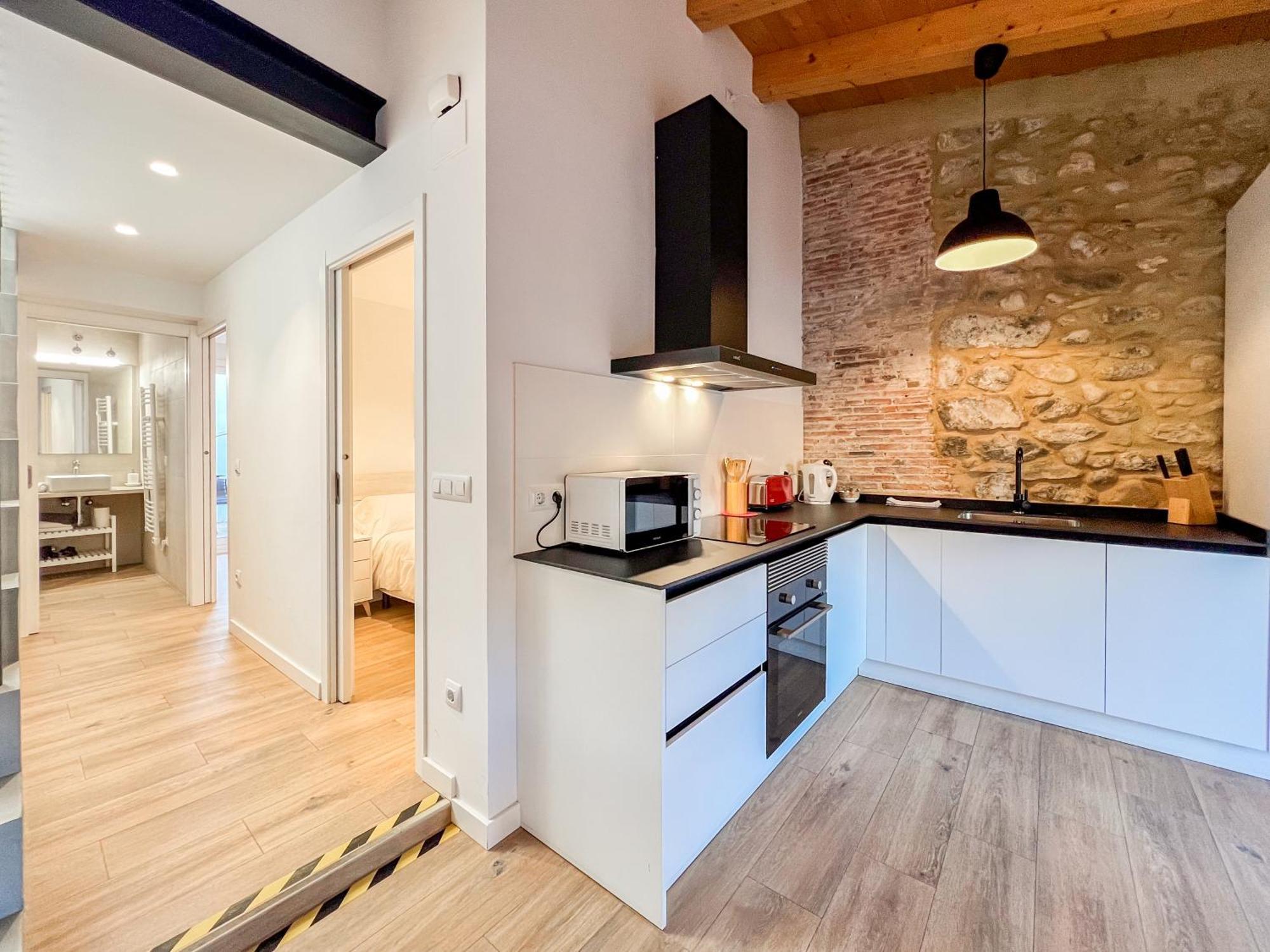 Ganganell Atic Apartamento Con Terraza En Besalú Exterior foto